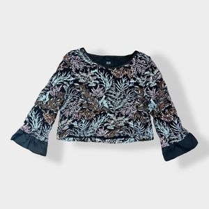 Goldie Enchanted Garden Lace Top‎ Size M